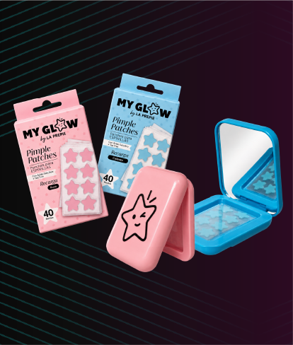 Parches anti imperfecciones y acné My Glow con 30% descuento Cyber