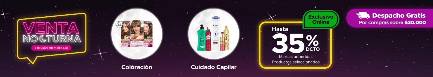 Venta Nocturna Cuidado Capilar en Maicao 