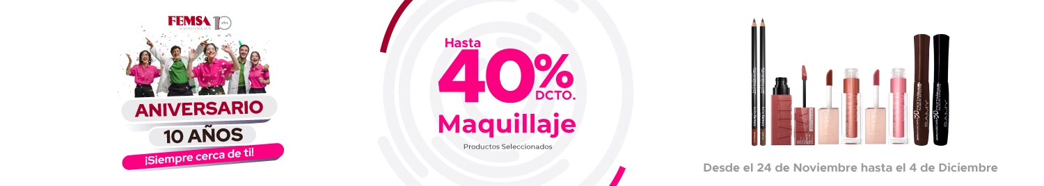 Maquillaje en Aniversario Femsa Maicao Chile