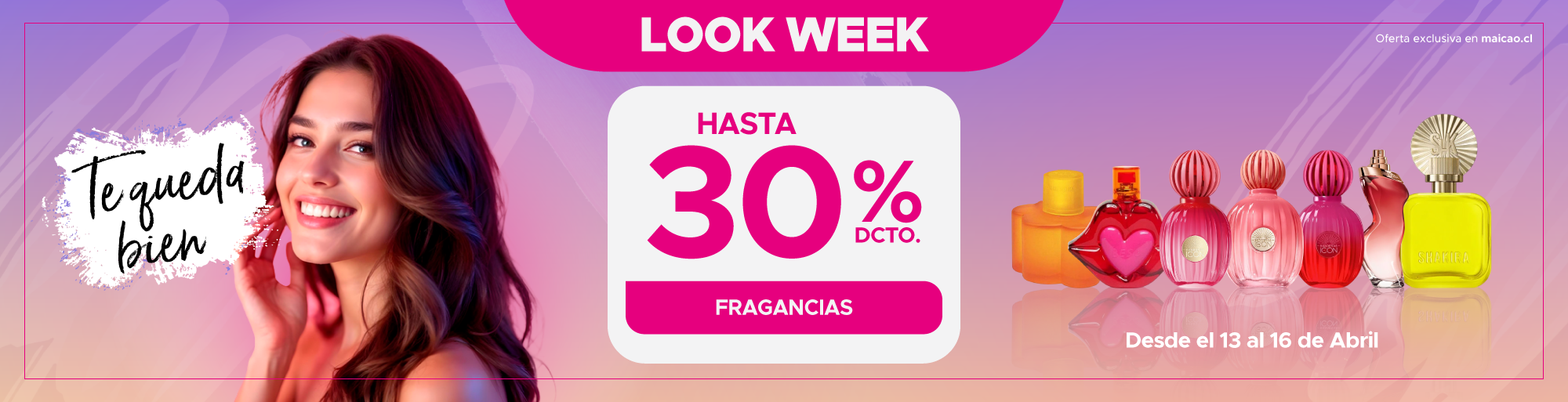 Look Week Fragancias en Maicao.cl