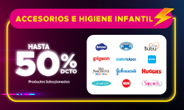 Oferta Flash Accesorios Higiene Infantil en Cyber Ofertas