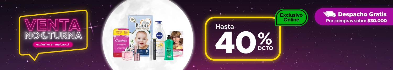 Venta Nocturna exclusivo en Maicao.cl