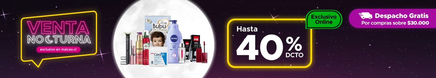 Venta Nocturna exclusivo en Maicao.cl