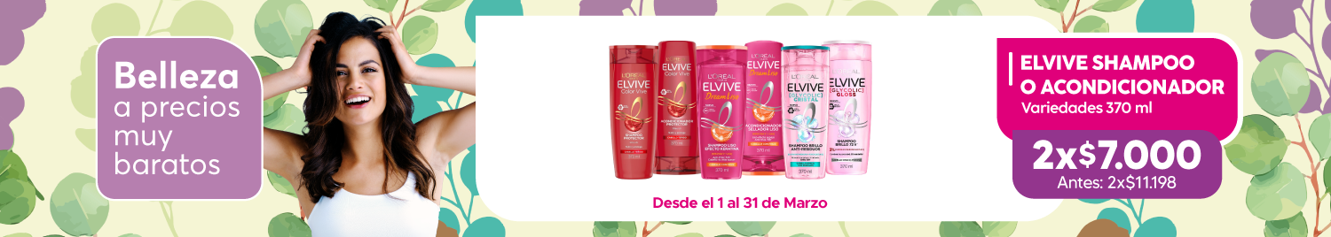 Elvive en tiendas Maicao Chile