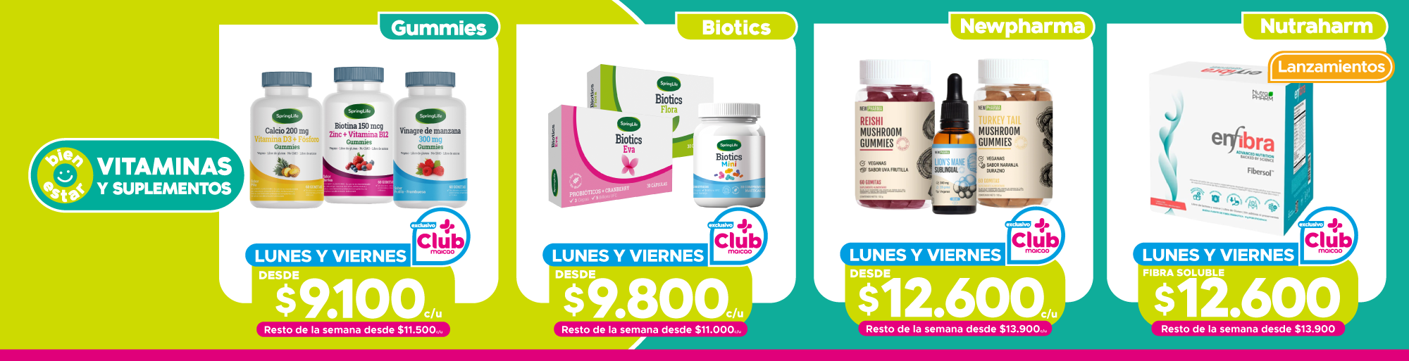 Especial Bienestar en Tienda Online Maicao