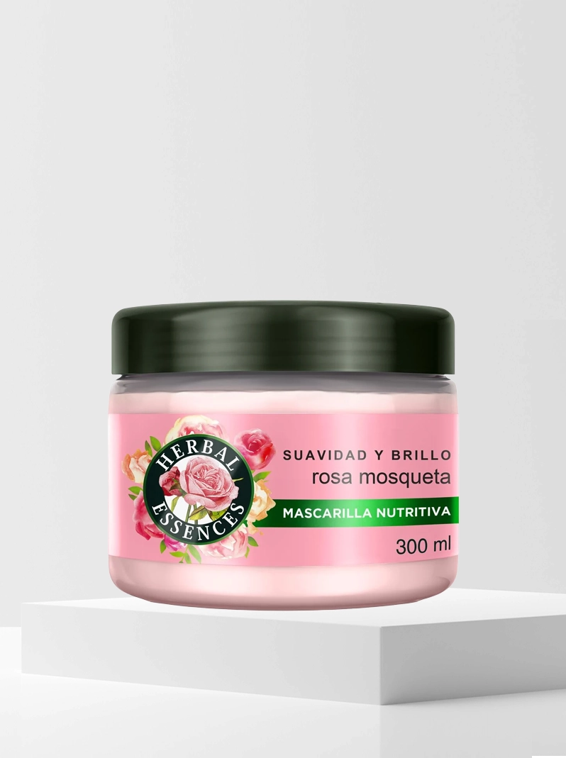 Mascarilla Capilar Herbal Essences Rosa Mosqueta 300 ml
