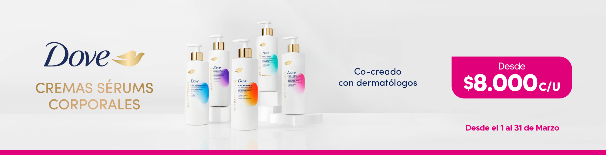 Serums Corporales Dove en Maicao
