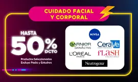 Oferta Flash Cuidado Facial y Corporal en Cyber Ofertas