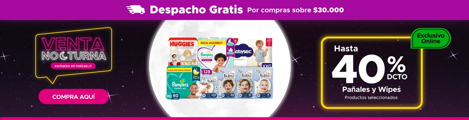 Venta Nocturna Pañales y Wipes en Maicao