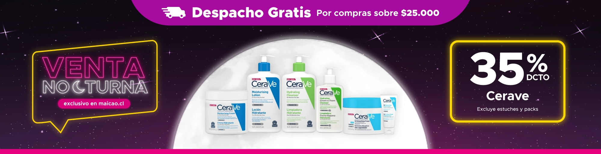 Venta Nocturna Cremas Cerave en Maicao