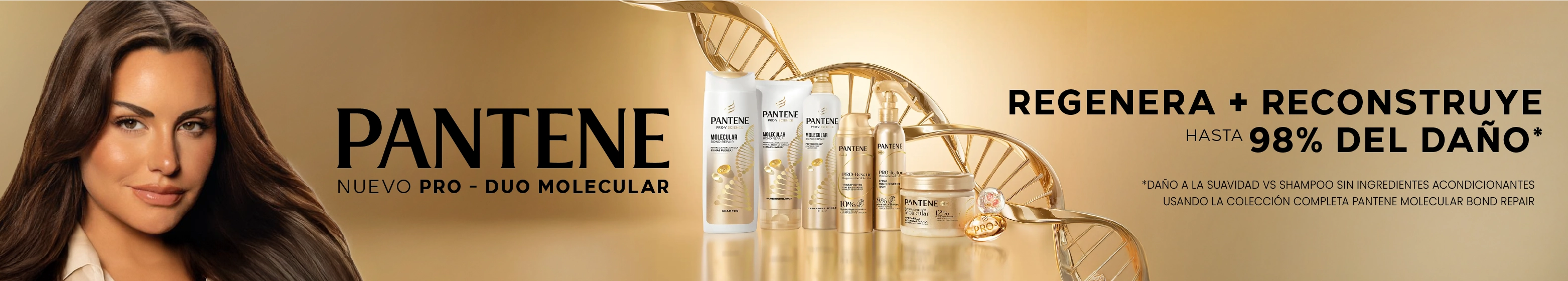 Pantene Molecular: reparación y reconstrucción capilar
