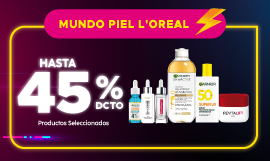 Oferta Flash Mundo Piel Loreal en Cyber Ofertas