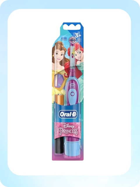 Oral-B Cepillo Eléctrico con Pila Disney Princess +3 Años Suave X1