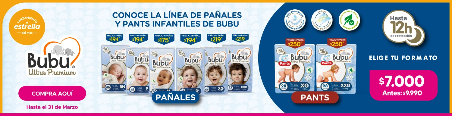 Relanzamiento Pañales Ultra Premium Bubu en Maicao