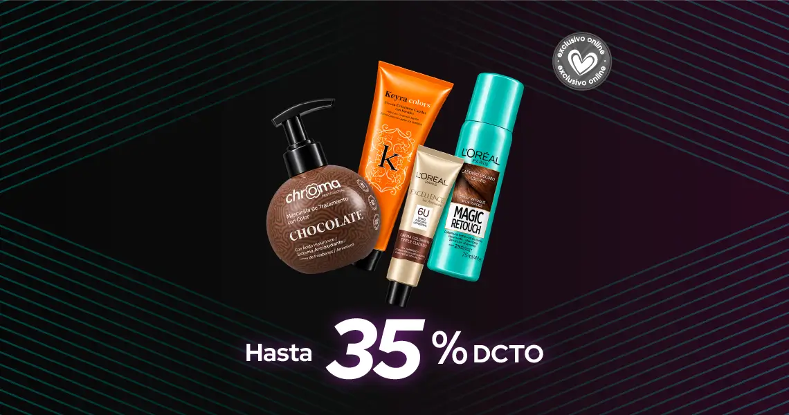 Nuevas marcas y lanzamientos capilares con hasta 35% descuento
