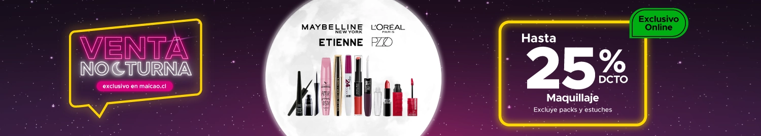 Venta nocturna en tiendas Maicao Chile