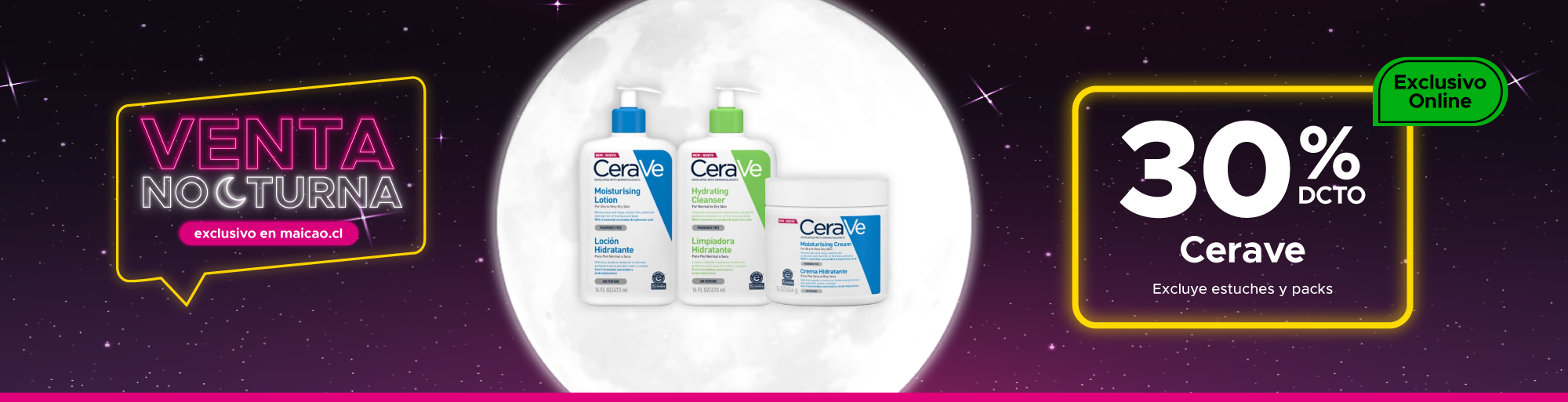 Venta Nocturna Cremas Cerave en Maicao