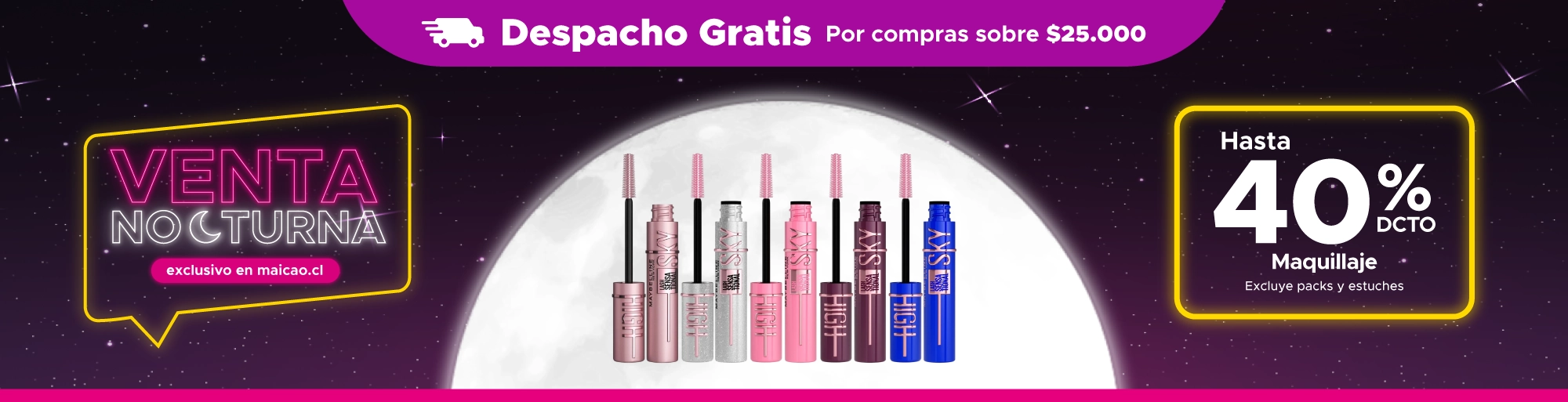 Venta Nocturna Maquillaje en Maicao