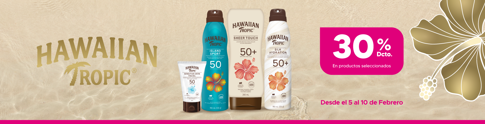 Hawaiian Tropic Solares en Maicao