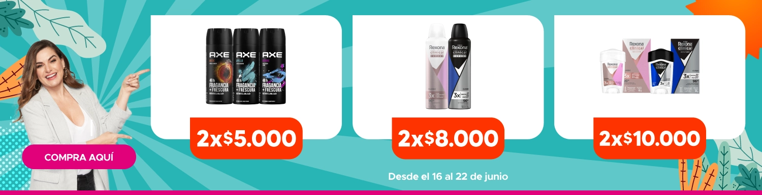 Desodorantes 2x en Tienda Online Maicao
