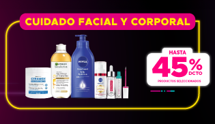 Oferta Flash en Cuidado Facial y Corporal en Cyber Ofertas