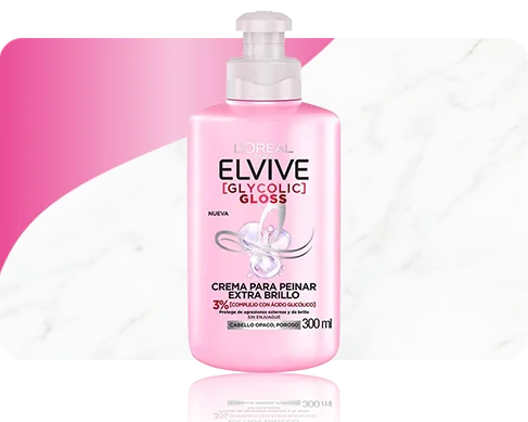 Crema para Peinar Elvive Glycolic Gloss