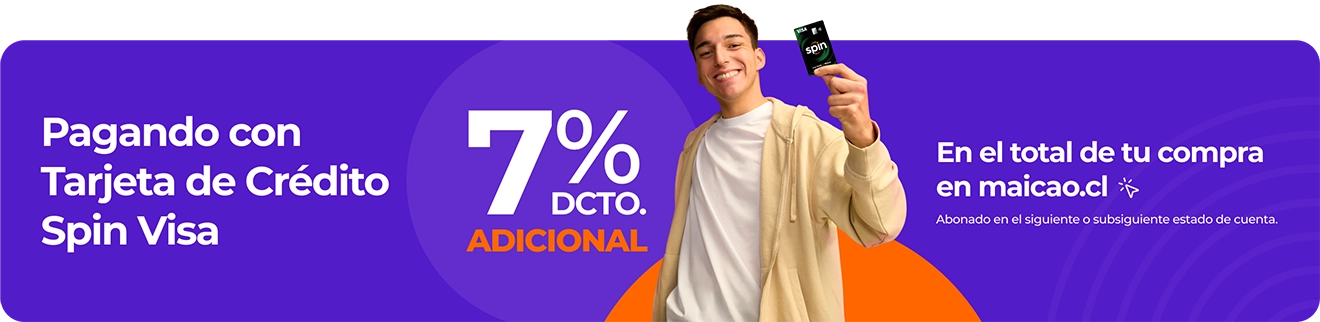 7% de Cashback con tu tarjeta Spin 7% de Cashback con tu tarjeta Spin