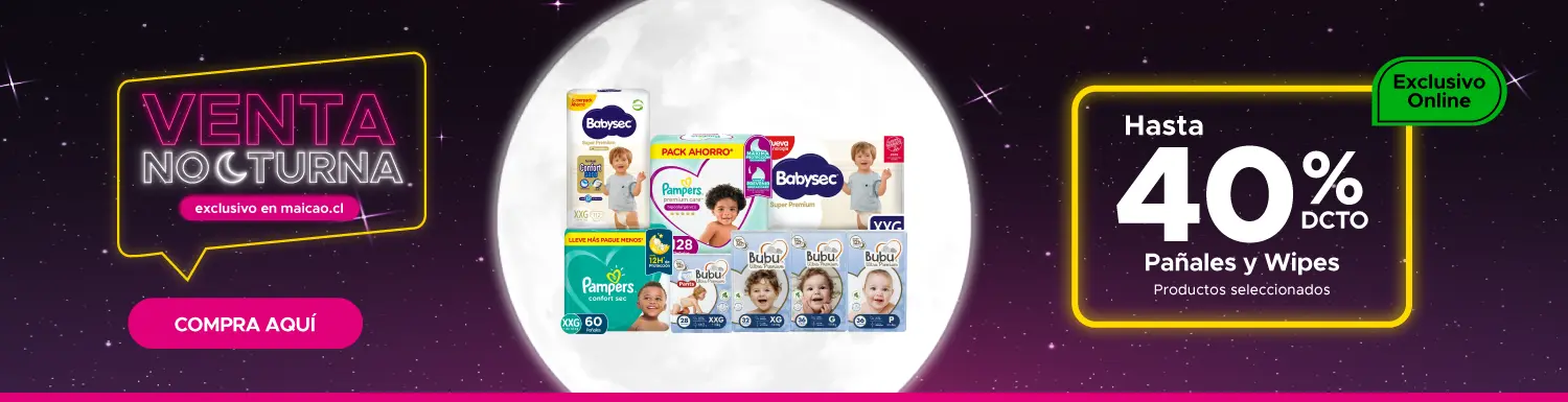 Venta Nocturna Pañales y Wipes en Maicao