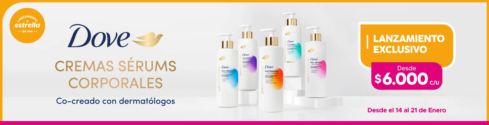 Cremas Serum Dove en Maicao