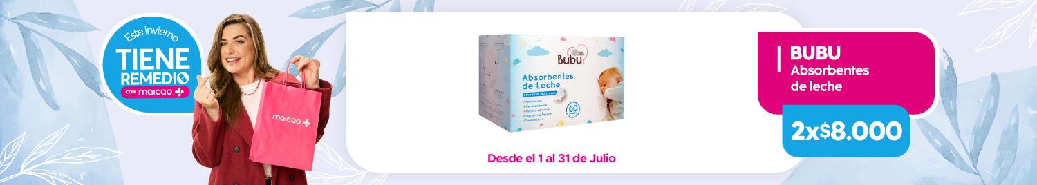 Maternidad Absorbentes BUBU en tiendas Maicao Chile