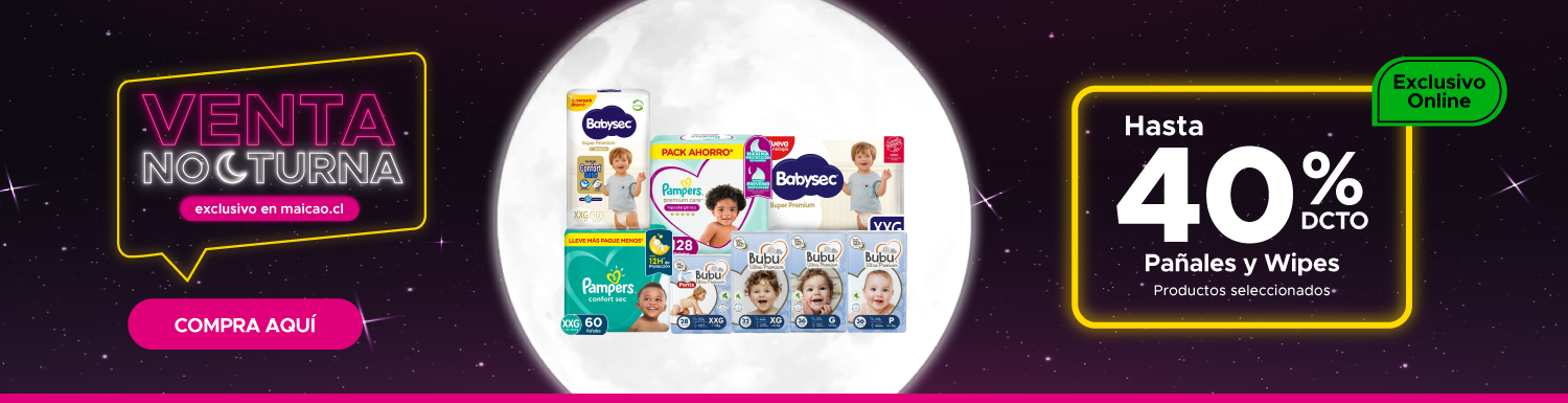 Venta Nocturna Pañales y Wipes en Maicao
