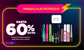 Oferta Flash Maquillaje Petrizzio en Cyber Ofertas
