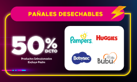Oferta Flash Pañales Infantiles en Cyber Ofertas