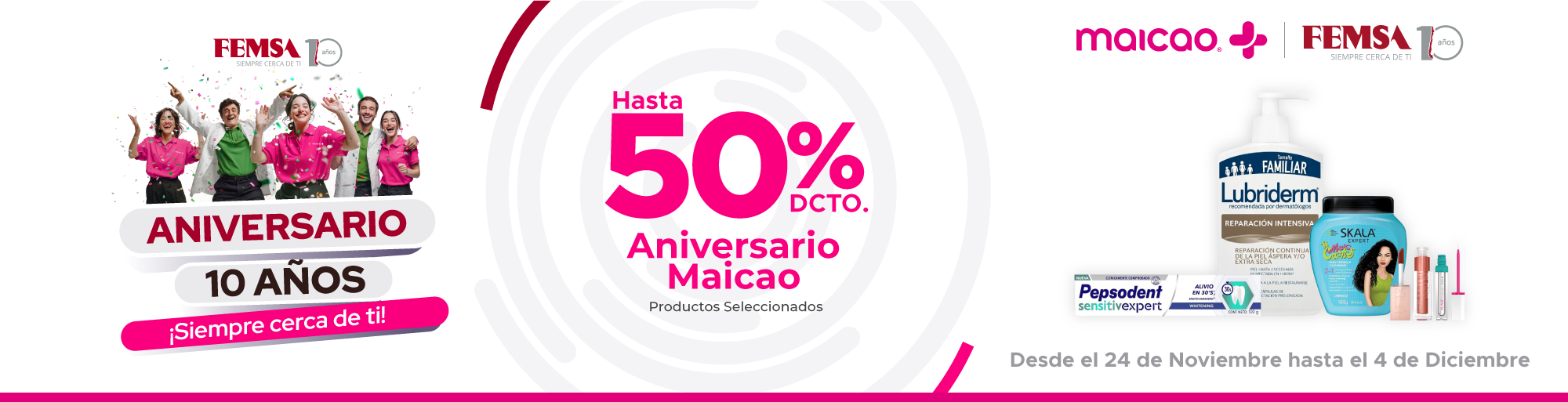Aniversario Femsa Siempre cerca de Ti