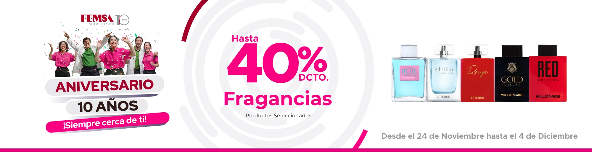 Aniversario Femsa Fragancias Maicao Siempre Cerca de Ti