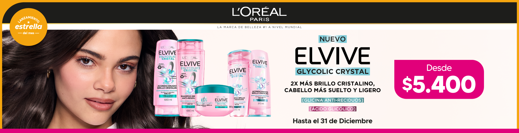 Elvive Glycolic Crystal en Maicao