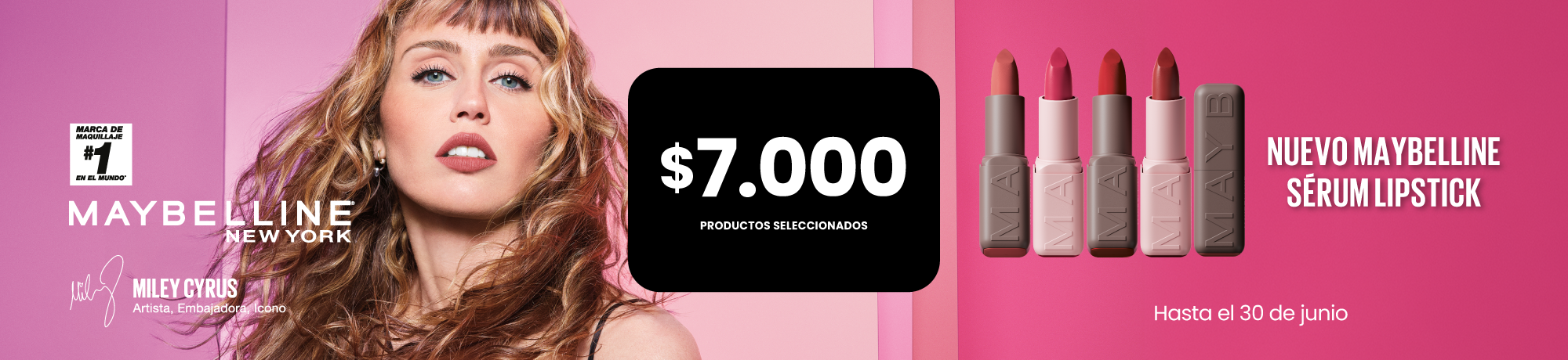Labiales Miley Cyrus Maybelline en Maicao