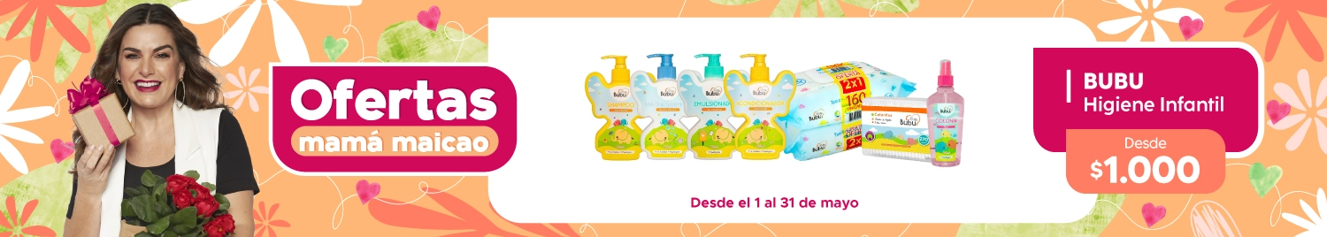 Especial Higiene Infantil en tiendas Maicao Chile
