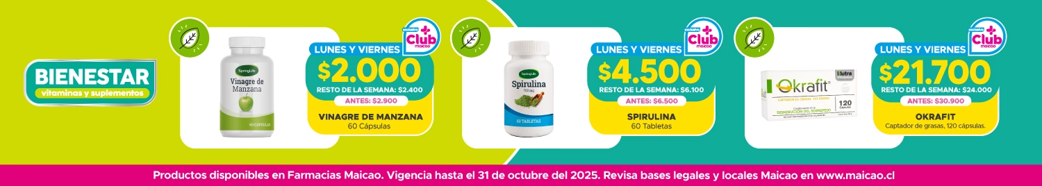 Lanzamientos Bienestar en tiendas Maicao Chile