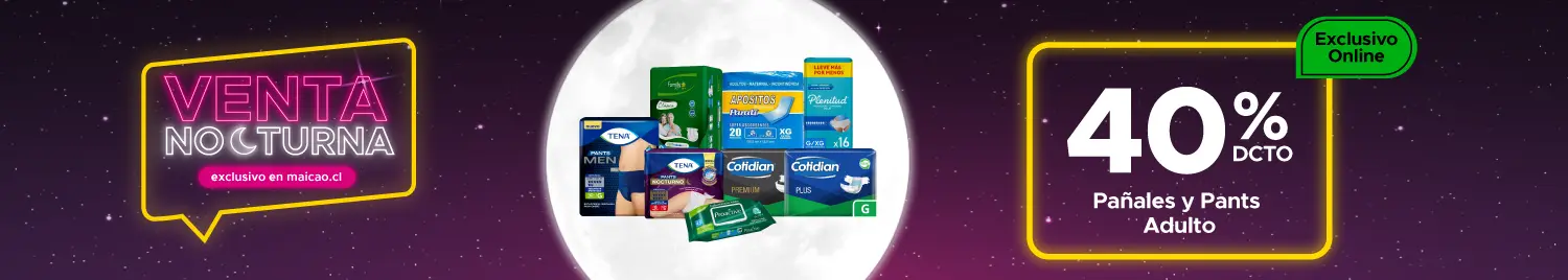 Venta nocturna Higiene Adulto en tiendas Maicao Chile