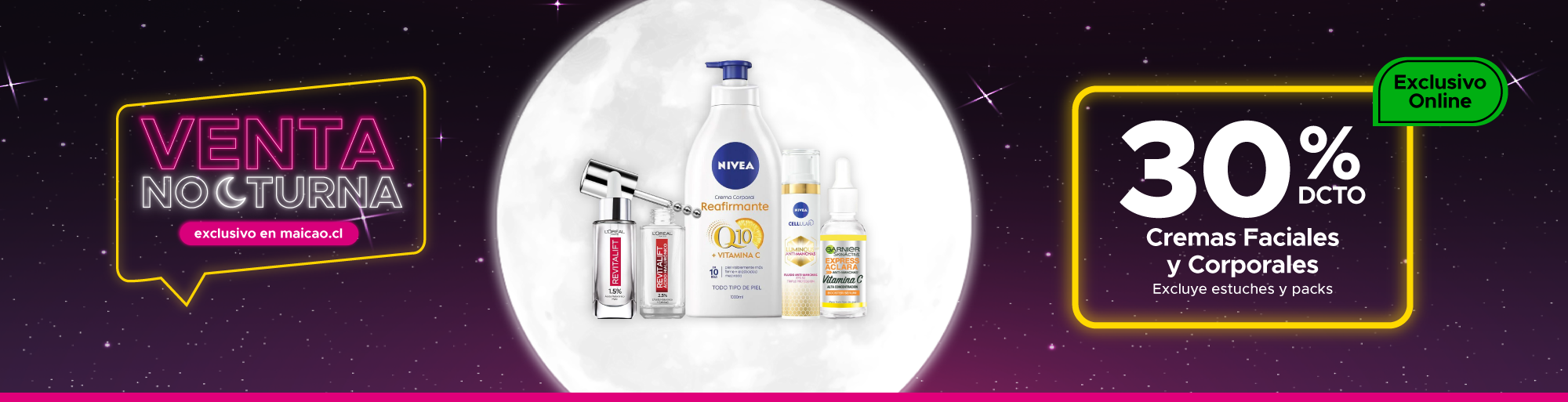 Venta Nocturna Cuidado Piel en Maicao