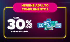 Higiene Adulto Complementos en Cyber Ofertas