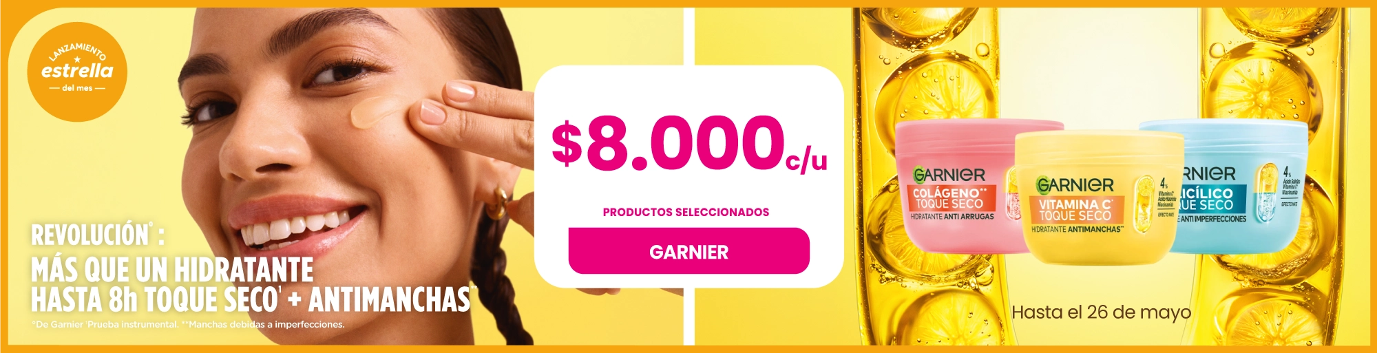 Toque Seco Garnier en Maicao