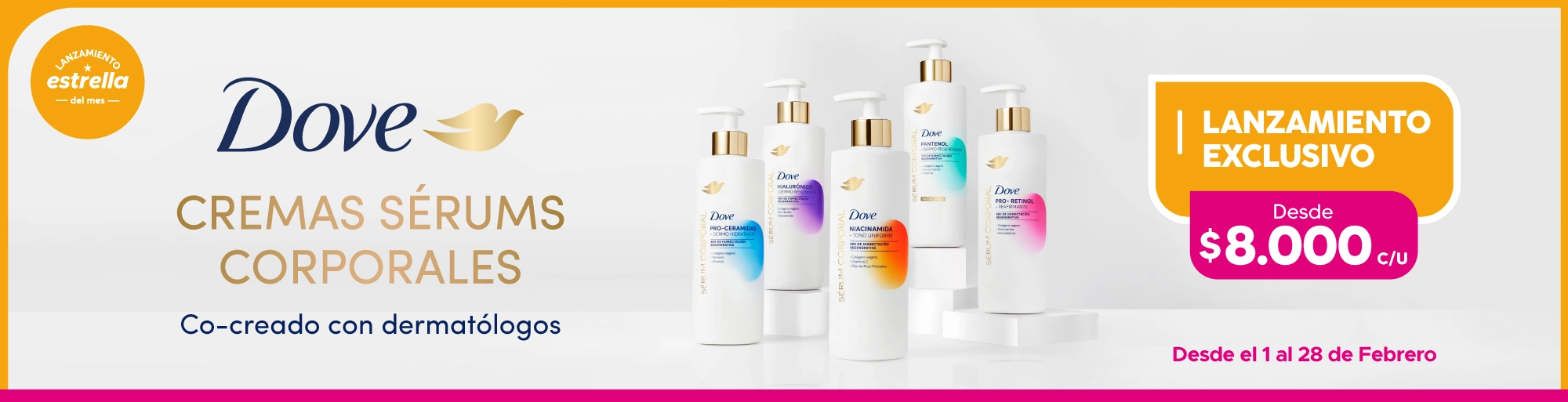 Serums Corporales Dove en Maicao