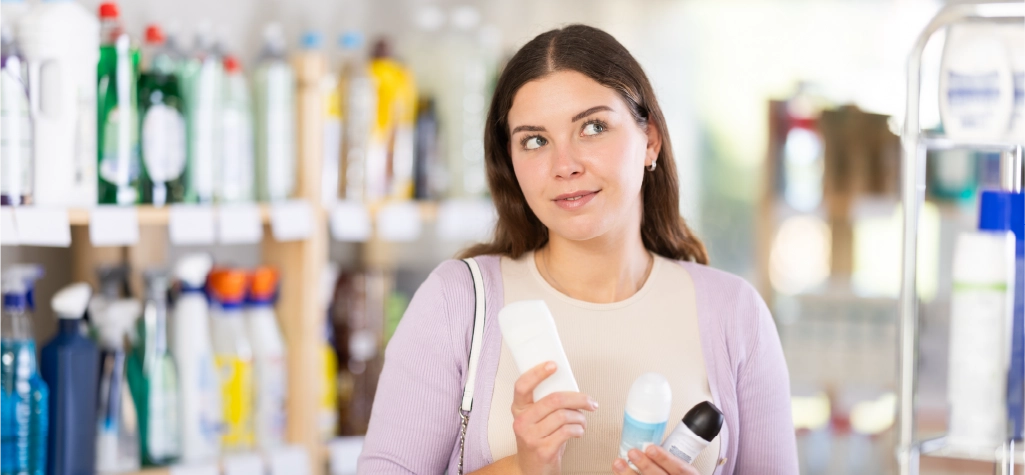Elegir un desodorante para mujer