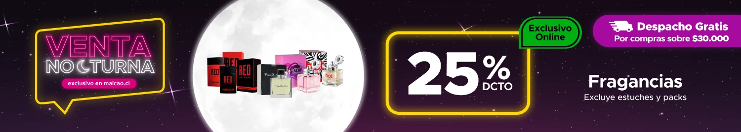 Venta nocturna en tiendas Maicao Chile
