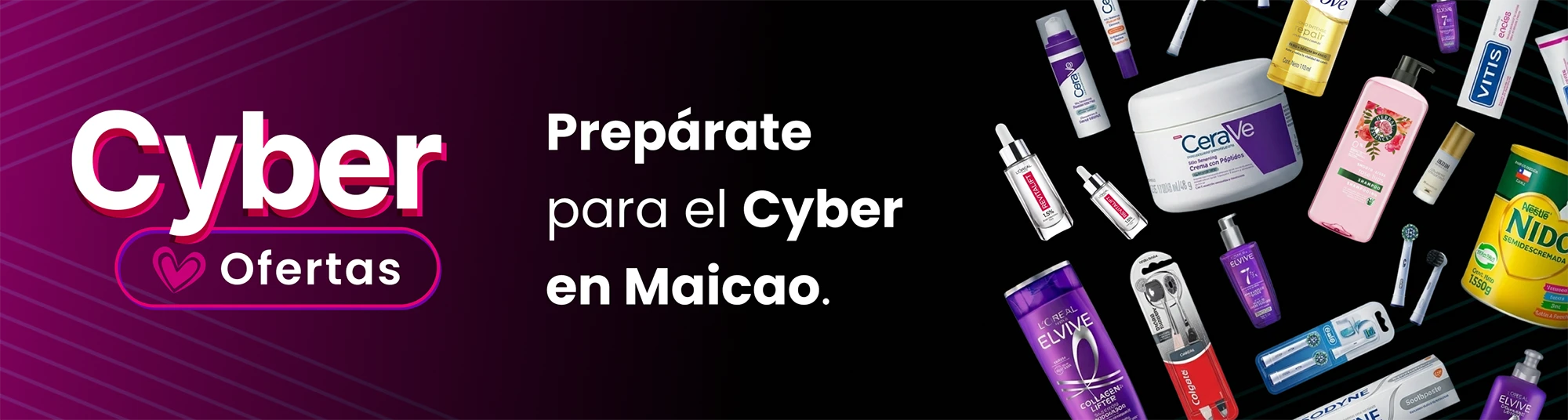 Cyber Maicao con ofertas en maquillaje, skincare, cuidado personal y belleza