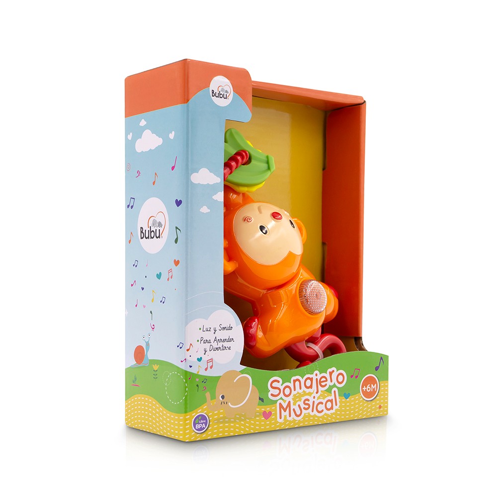 Sonajero Musica Luces Elefante X1