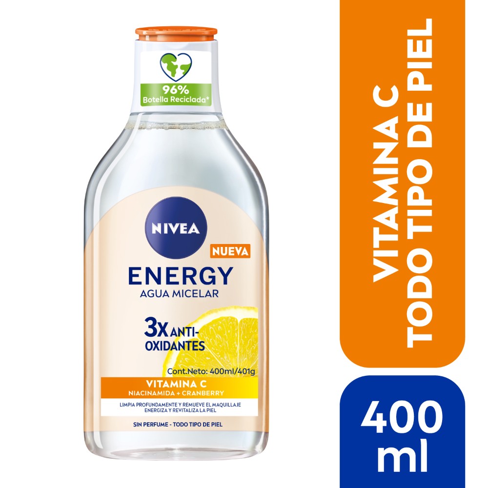 Agua Micelar NIVEA Energy 400ml