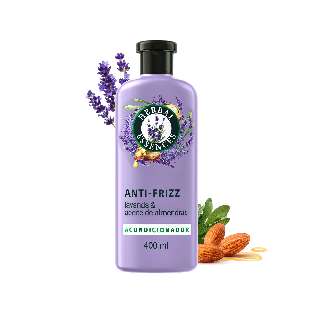 Acondicionador Antifrizz Lavanda & aceite de almendras 400 ml